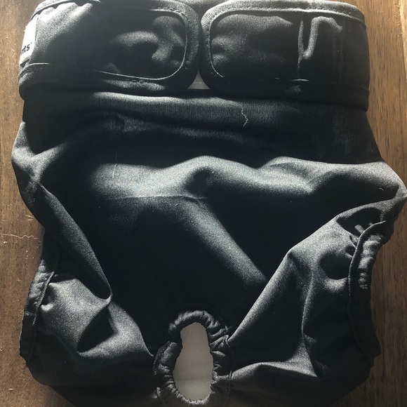 Stylish Black Dog Diaper Cover - Picture 1 of 4